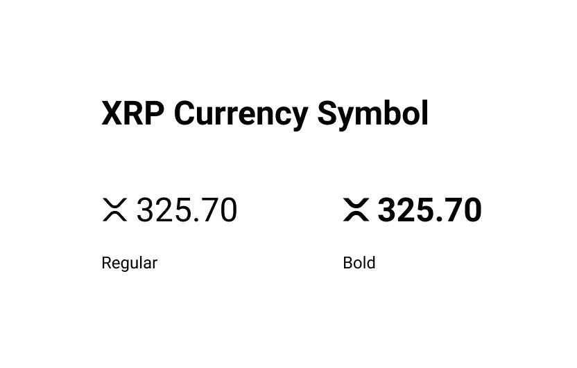 Xrp Coin Icon / Ripple Cryptocurrency Blockchain Icon Virtual